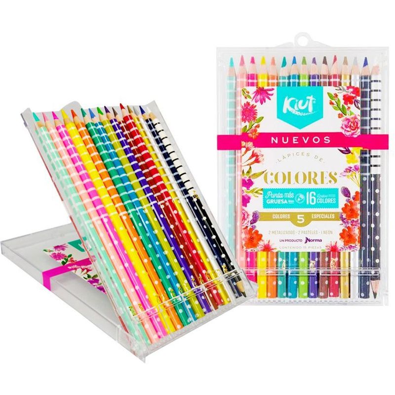 KIUT - Colores x 16 unidades kiut  !!nuevos!!