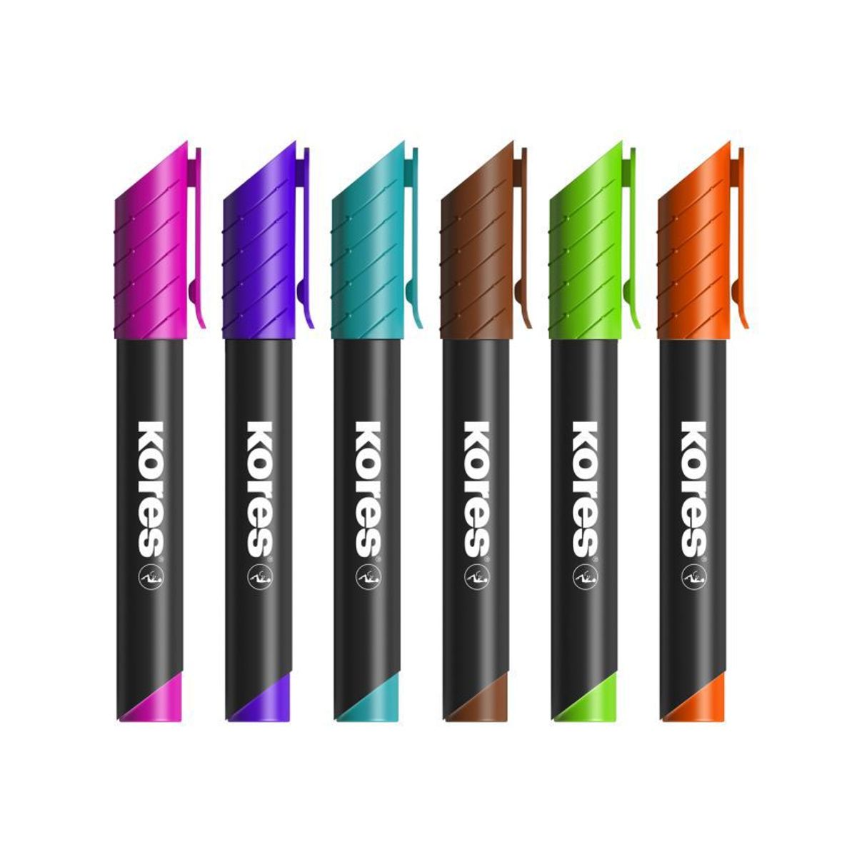 KORES - Marcador Permanente Kores K-Marker Xp2 6 Unds.