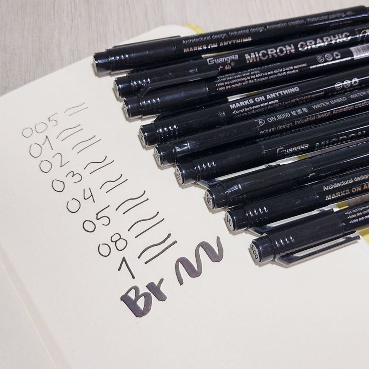 MICRO BLOCKS - Rapidógrafo, micrón x 9 unds.