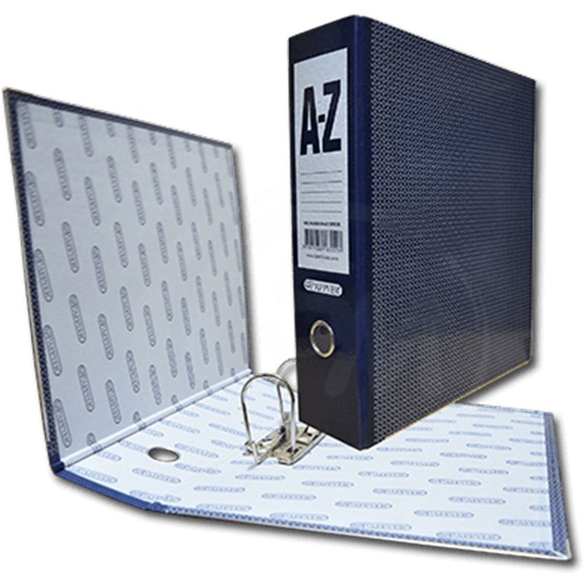 NORMA KAMALI - Carpeta archivador a-z plastificado tamaño carta pappyer