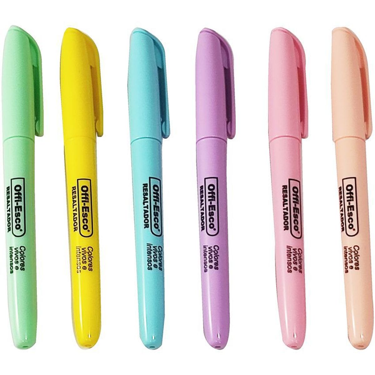 OFFI ESCO - Resaltadores Pastel Offi-Esco X 6 Unidades -