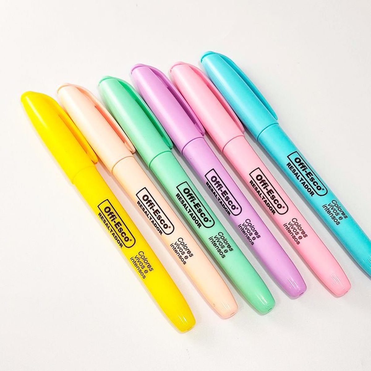OFFI ESCO - Resaltadores Pastel Offi-Esco X 6 Unidades -