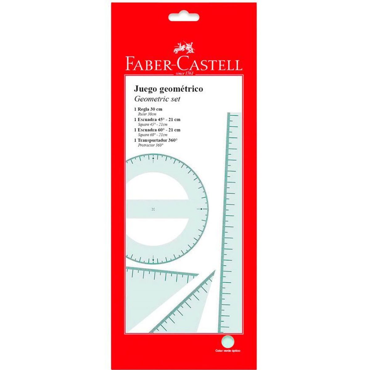 FABER CASTELL - Juego Geométrico 30 Cm Faber Castell