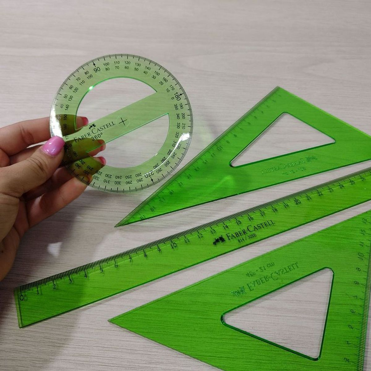 FABER CASTELL - Juego Geométrico 30 Cm Faber Castell