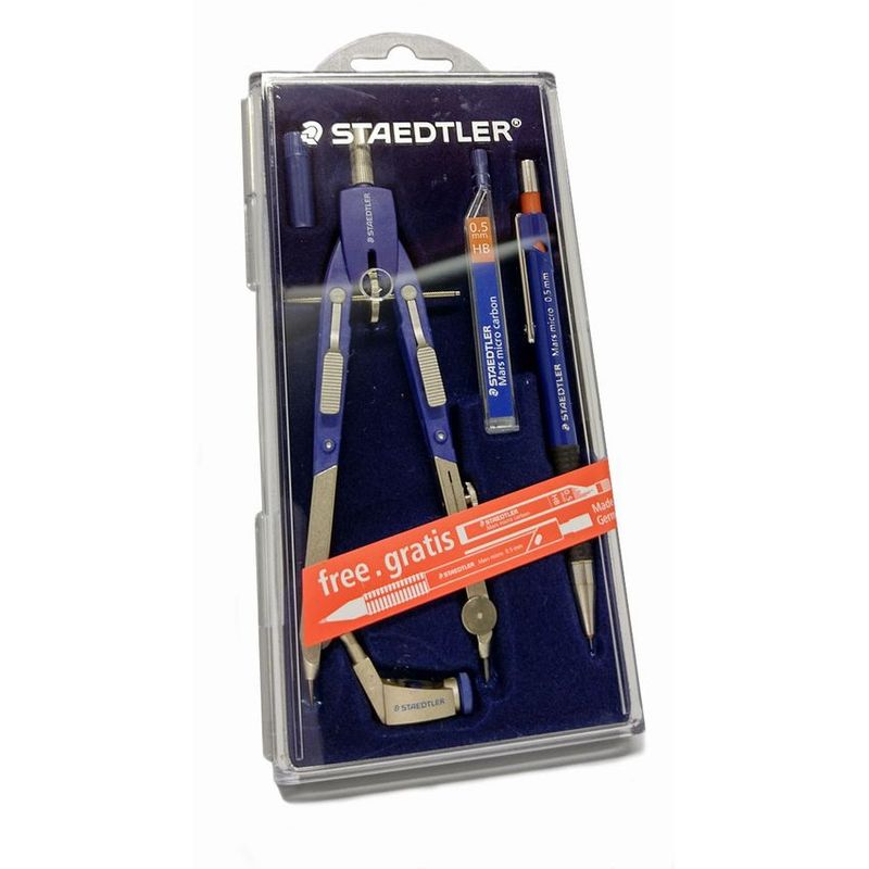 STAEDTLER - Compas De Precisión  Adaptador Staedtler Gratis Portaminas