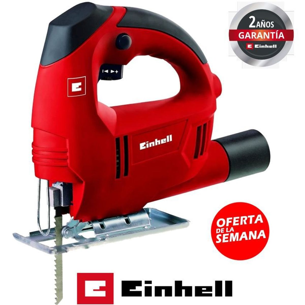 EINHELL - Sierra caladora 400 watts tc-js 60 einhell 2 años garantia