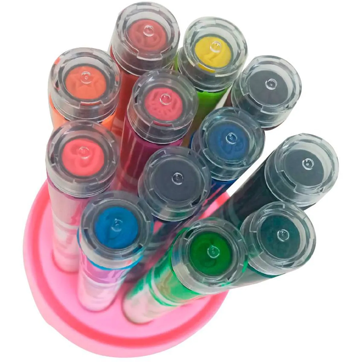 POINTER - Set Marcadores Punta Fina Pointer Con Sello X 12 Unidades.