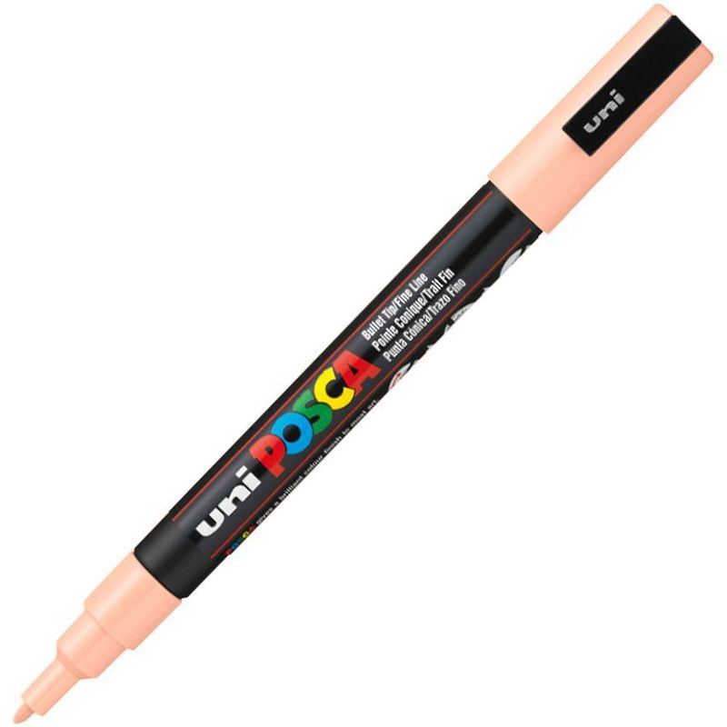 POSCA - Marcador Gráfico De Vinilo Posca Pc-3m Naranja Claro