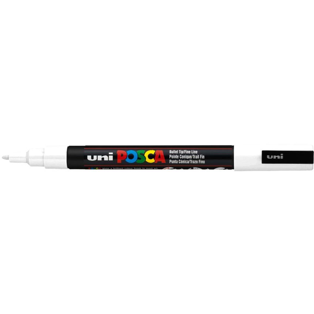 POSCA - Marcador Gráfico De Vinilo Posca Pc-3m Blanco