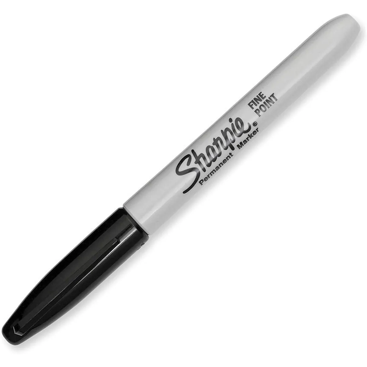 SHARPIE - Marcador permanente sharpie, punta fina, negro x 3 unds