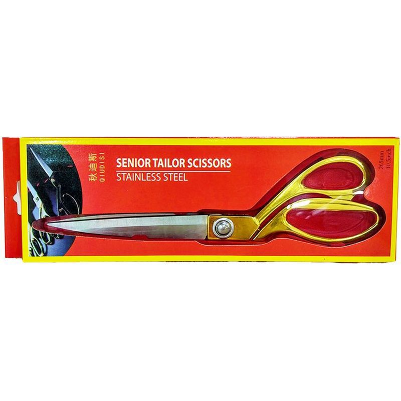 STAINLESS STEEL - Tijeras grandes para tela doradas