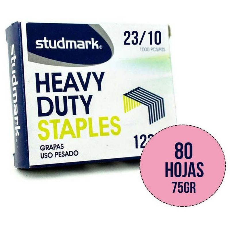 STUDMARK - Grapa, gancho cosedora industrial x 1000 ref 23/10 studmark
