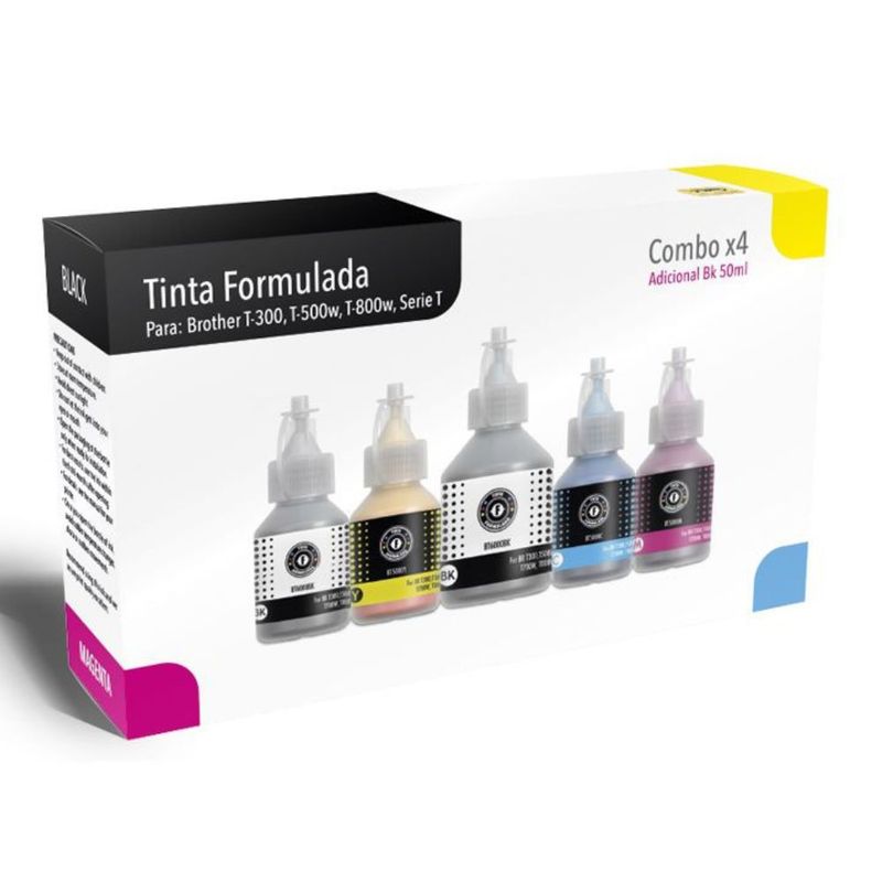 NEW PRINT - TINTA FORMULADA COMBO BROTHER  T520/T720W