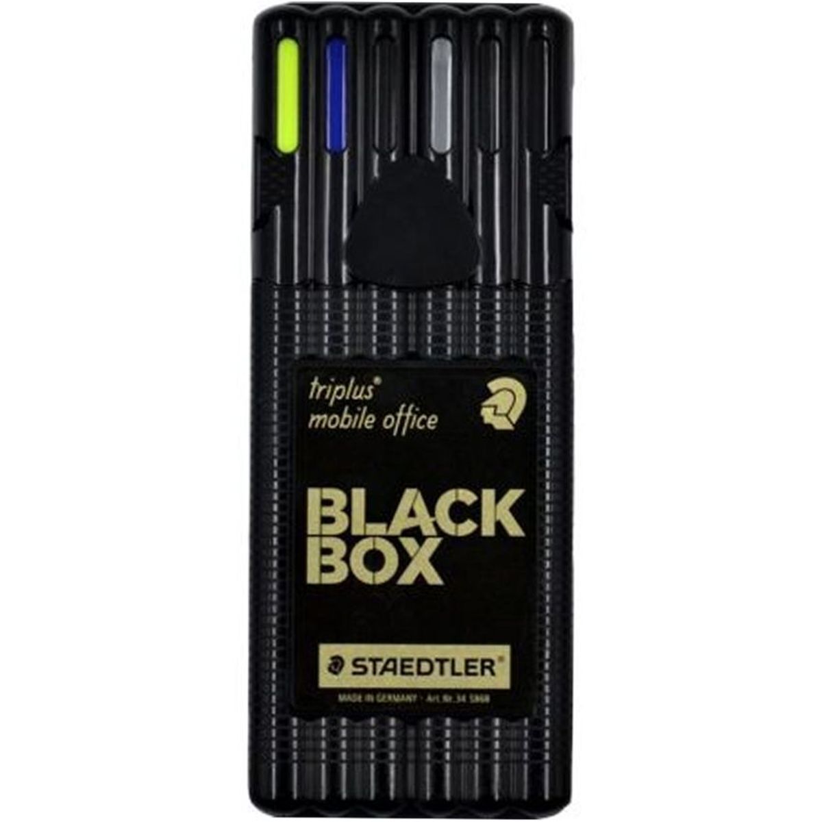 STAEDTLER - Set Bolígrafo Micropunta Portamina y Resaltador Staedtler X6