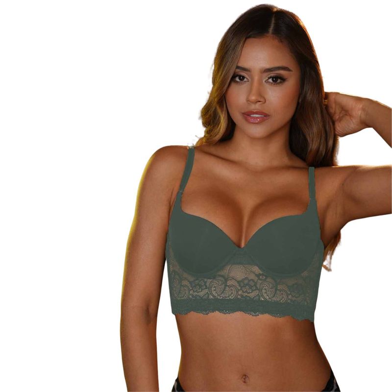 NUBY LINGERIE - BRASIER COPA ENTERA Y ESPALDA ANCHA BR1519