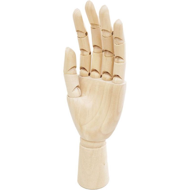 ARTECMA - Mano articulada de madera para dibujo x 25 cm, izquierda