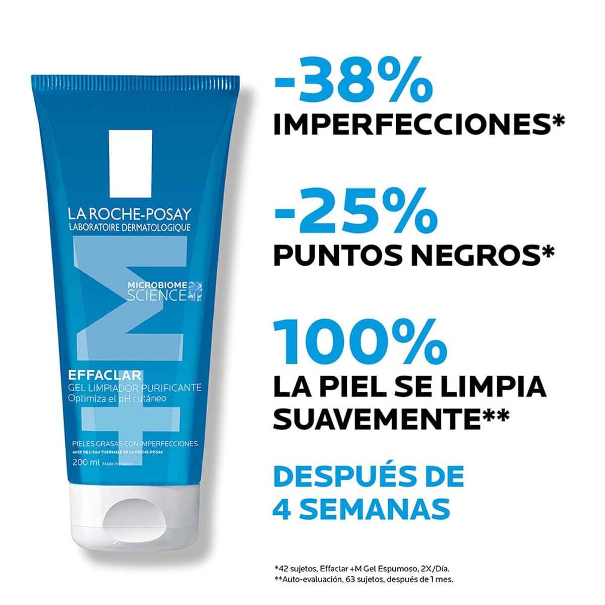 LA ROCHE POSAY - Limpiador Facial La Roche-posay Effaclar Gel Piel Grasa X 20