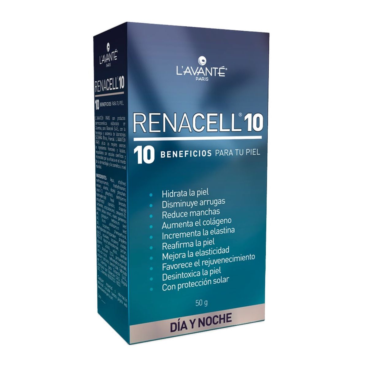 LAVANTE PARIS - Crema Renacell 10 Lavante Dia Y Noche X 50g