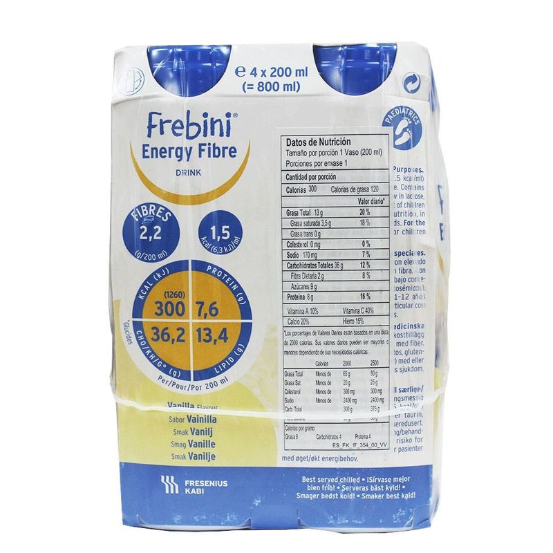 GENERICO - Oferta Frebini Vainilla Energy X 200ml X 4und