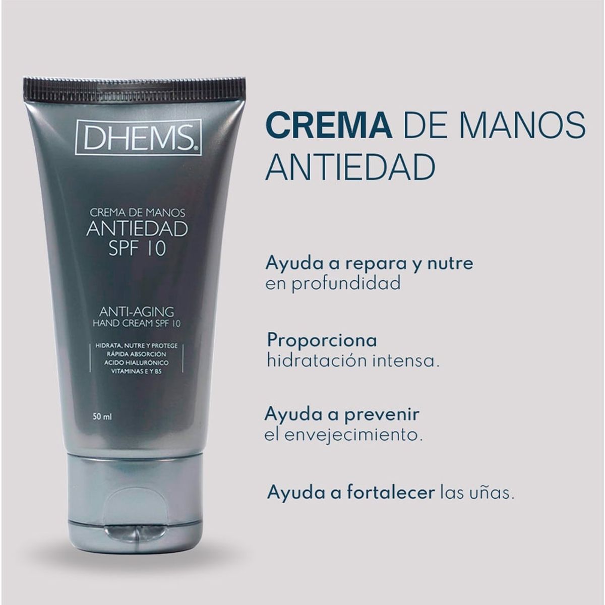 DHEMS - Crema De Manos Dhems Anti-edad Spf10 X 50ml