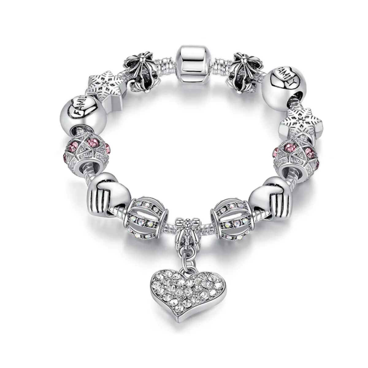 UBMD - Pulsera Mujer Cristal Murano Plateado 3307