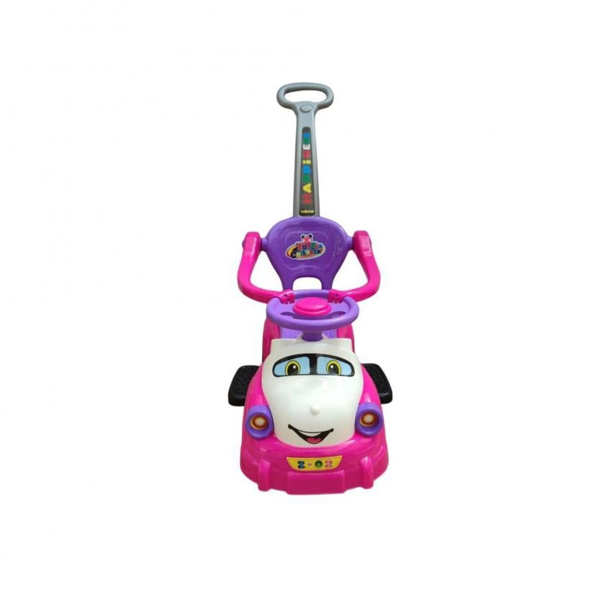 PRAKTIPLAS - Carro montable paseador 3 en 1 niños guia descansapies baul