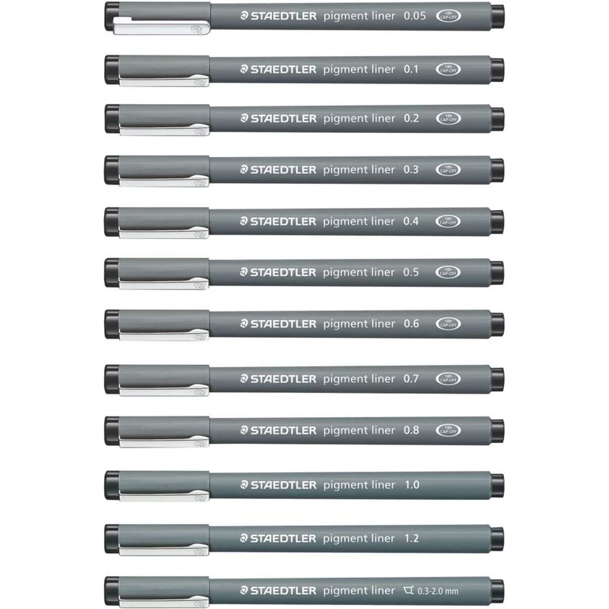 STAEDTLER - Rapidógrafo Staedtler Rotulador de Pigmento X12 Graduaciones