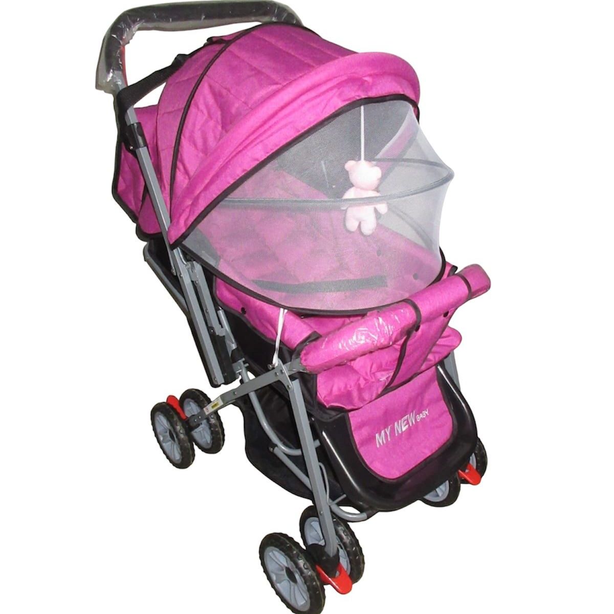 GENERICO - Coche paseador para bebe pañaleratoldillo manilar reversible