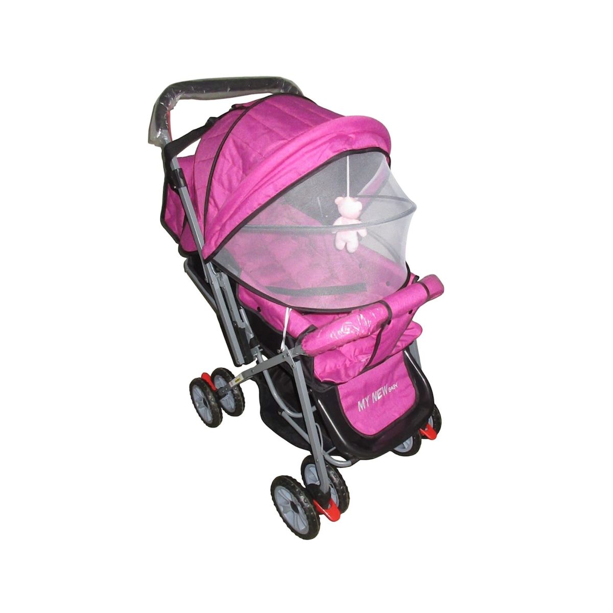 GENERICO - Coche paseador para bebe pañaleratoldillo manilar reversible