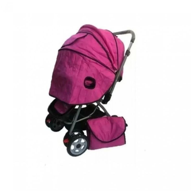 GENERICO - Coche paseador para bebe pañaleratoldillo manilar reversible