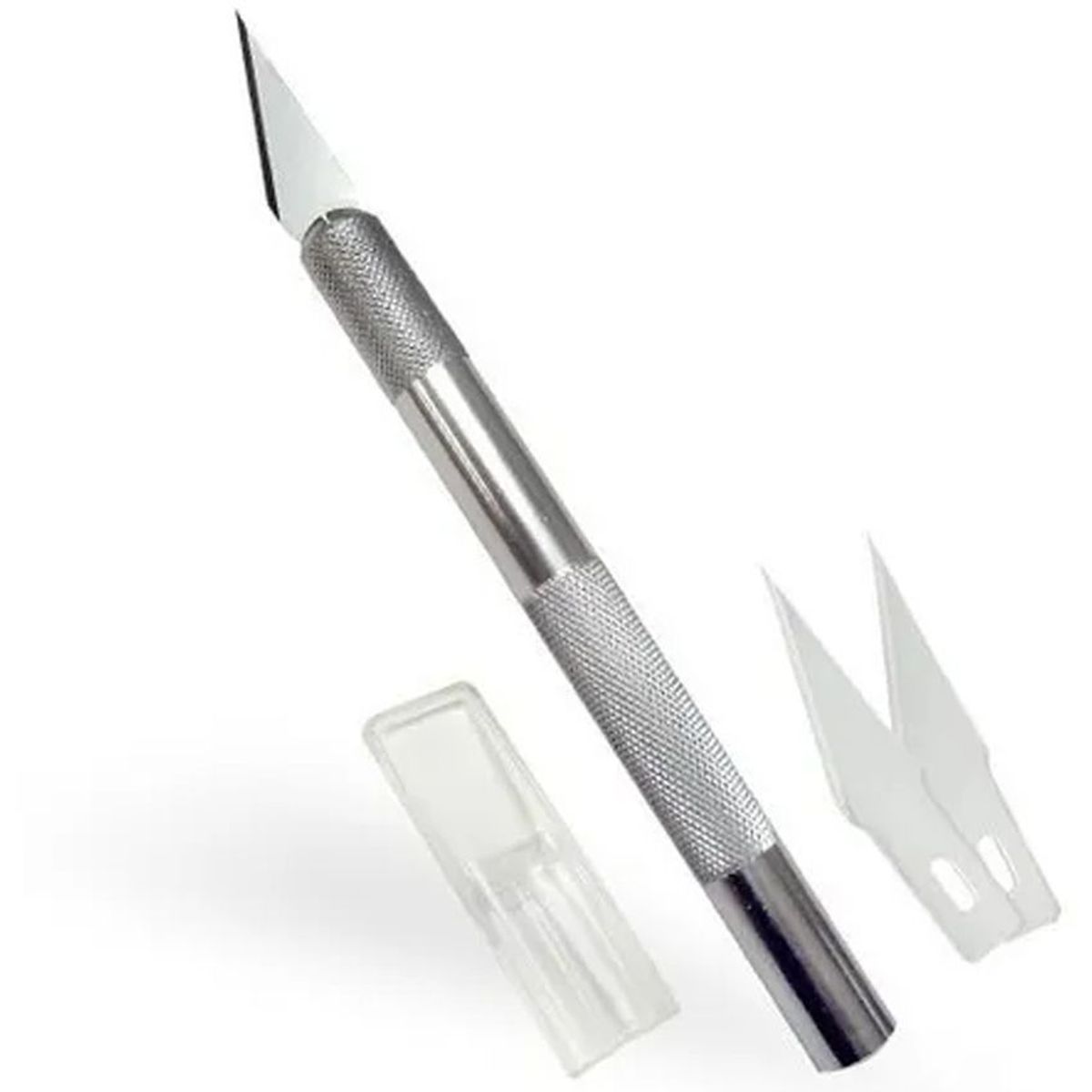OFISMART - Bisturí de precisión punta de lanza - exacto + 6 cuchillas