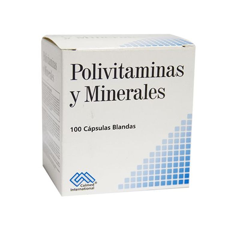 COLMED - Polivitaminas Y Minerales Caja X 100 Capsulas