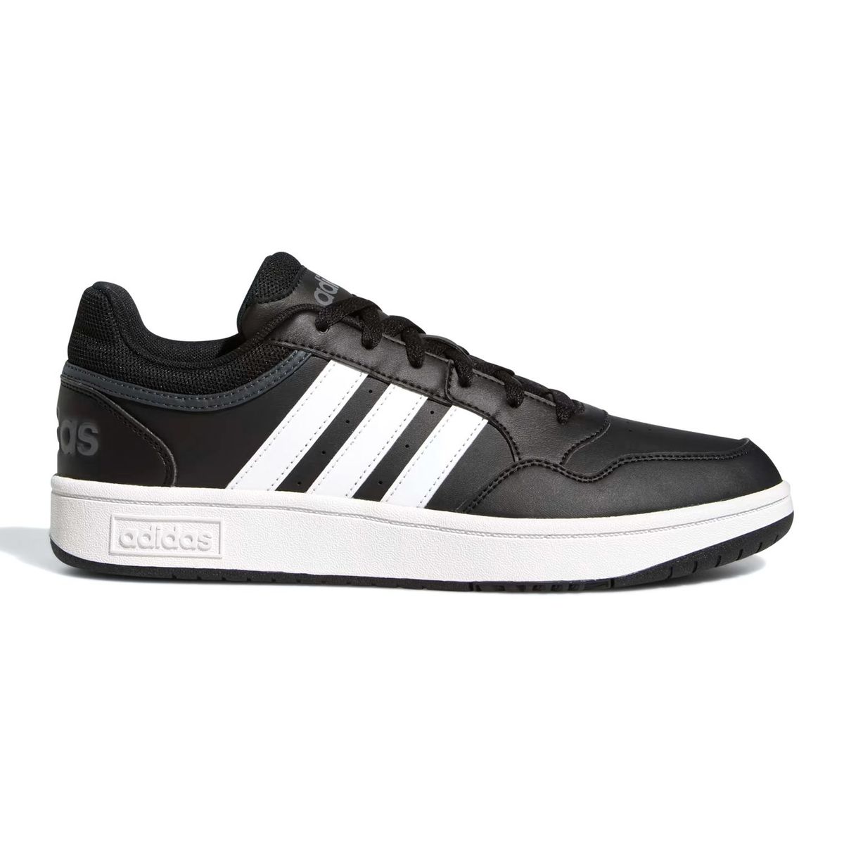 ADIDAS - Tenis Adidas Hombre Bajo Negro Hoops 30