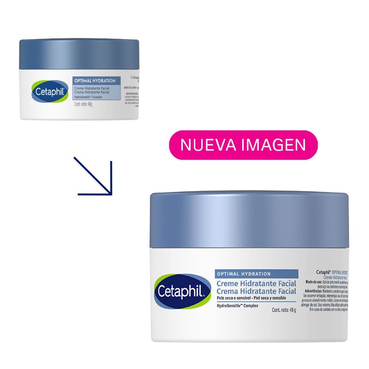 CETAPHIL - Crema Facial Cetaphil Optimal Hydration X 48g