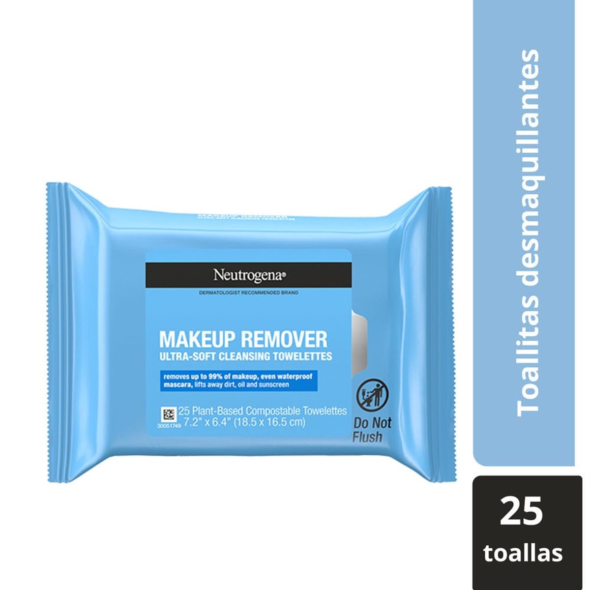 NEUTROGENA - Toallas Desmaquillantes Neutrogena Makeup Remover X 25und
