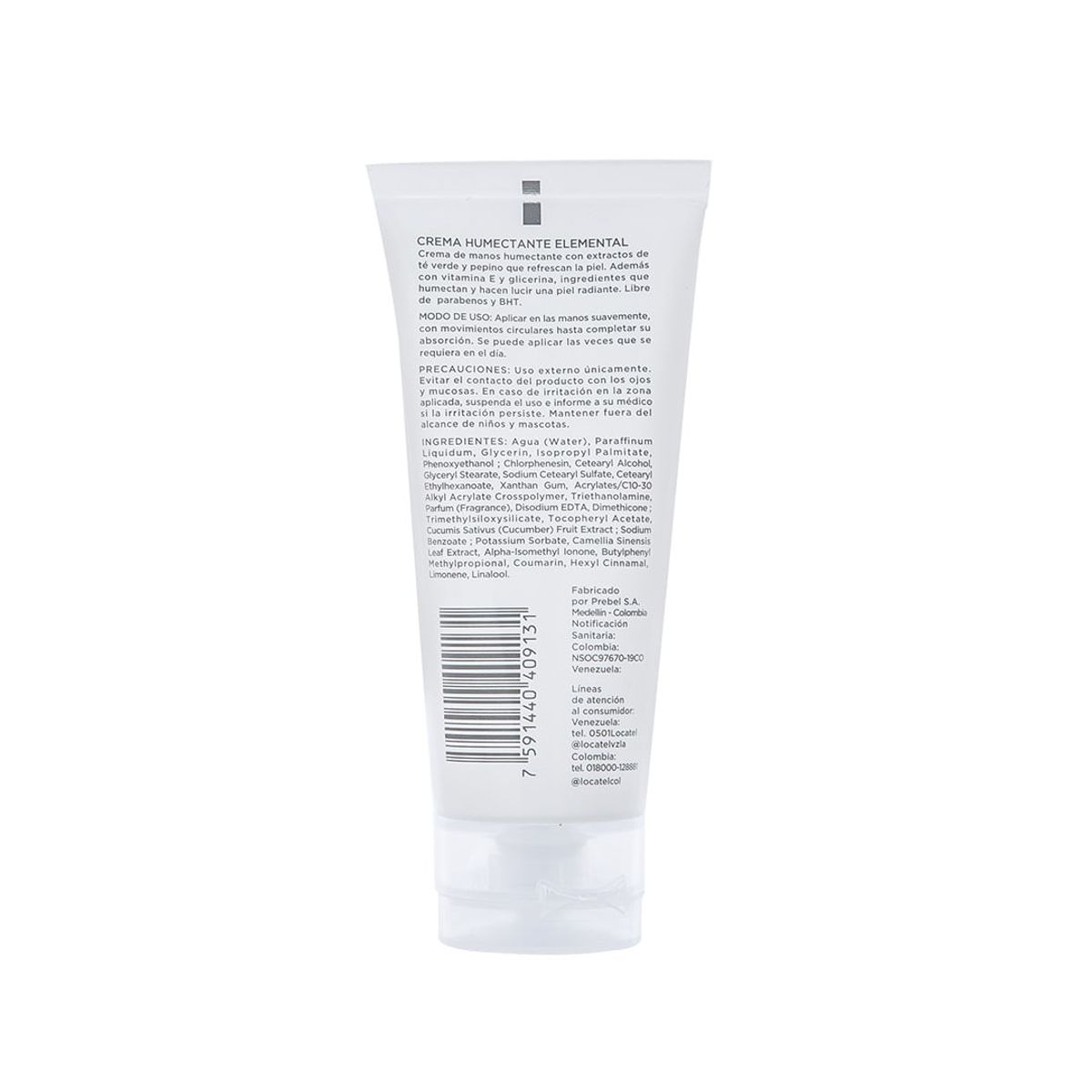 GENERICO - Crema Manos Elemental Te Verde Pepino X 60ml