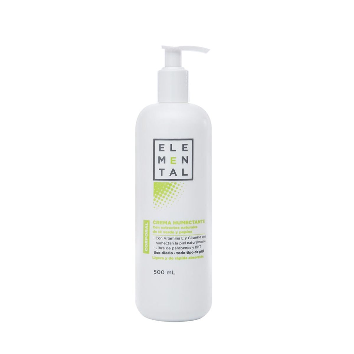 GENERICO - Crema Elemental Corporal Te Verde Y Pepino X 500ml