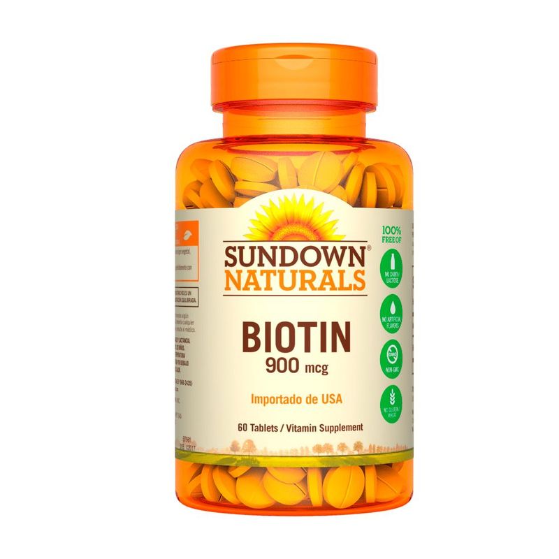 SUNDOWN - Biotin Sundown Natural 900mgc X 60 Tabletas
