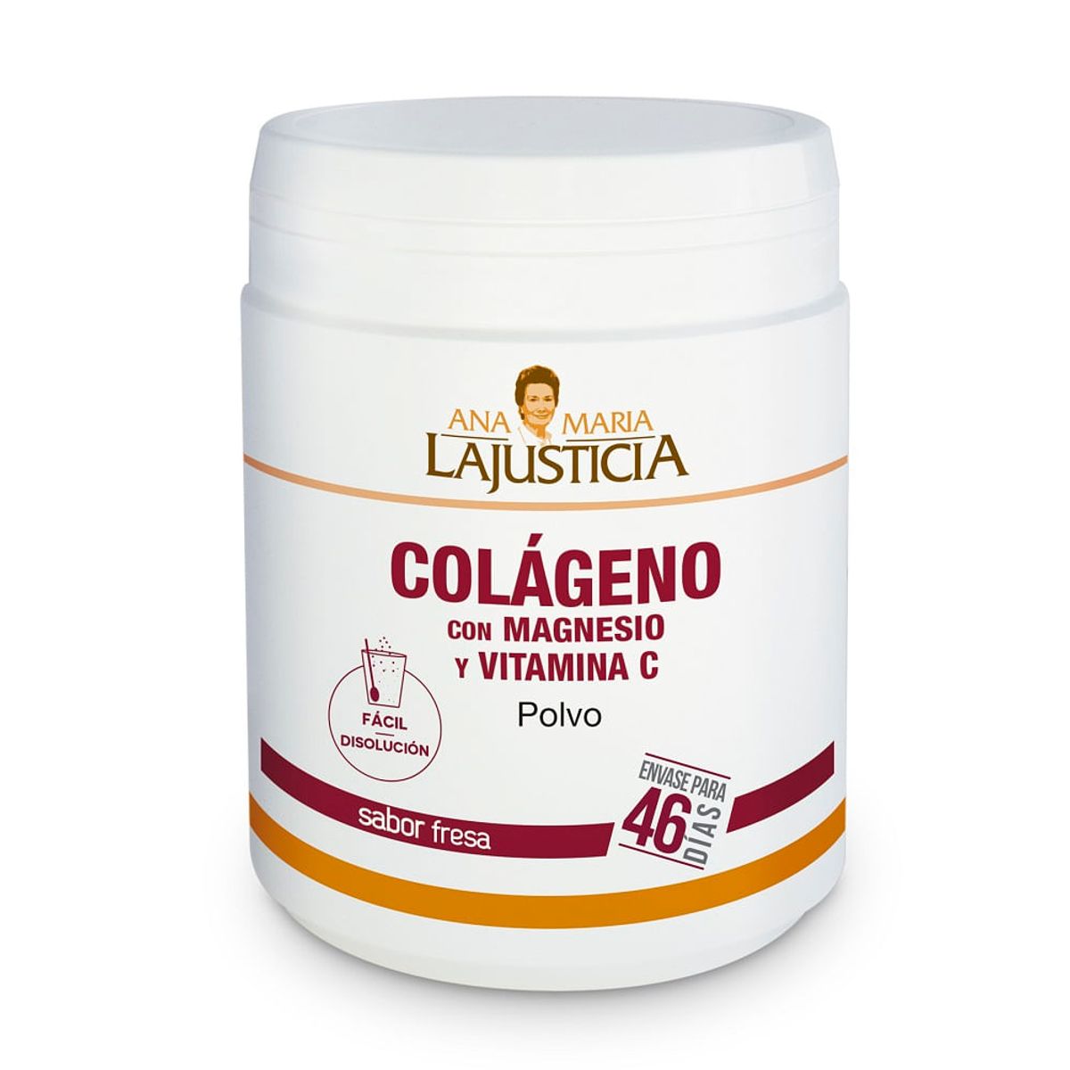 ANA MARIA - Colageno Con Magnesio Y Vitamina C Sabor Fresa Polvo X 350g