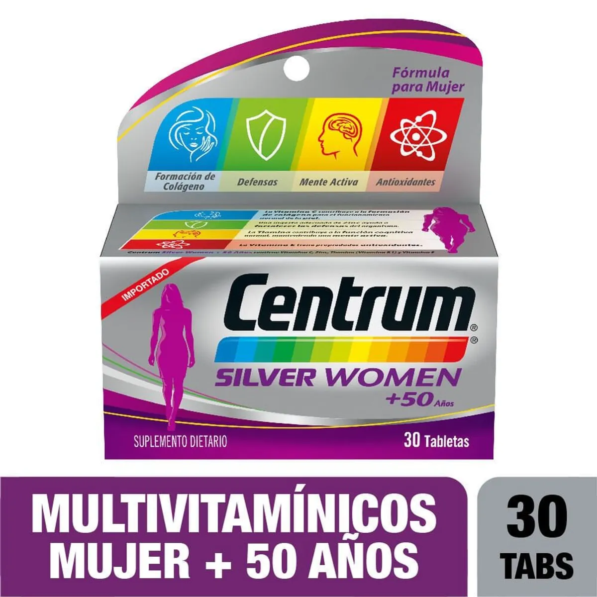 CENTRUM - Centrum Silver Women +50 X 30 Tabletas