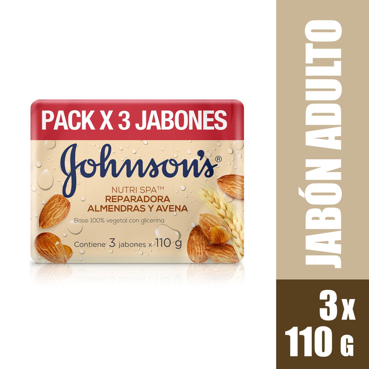 JOHNSON - Jabon Johnsons Nutri Spa 3und - g a $24