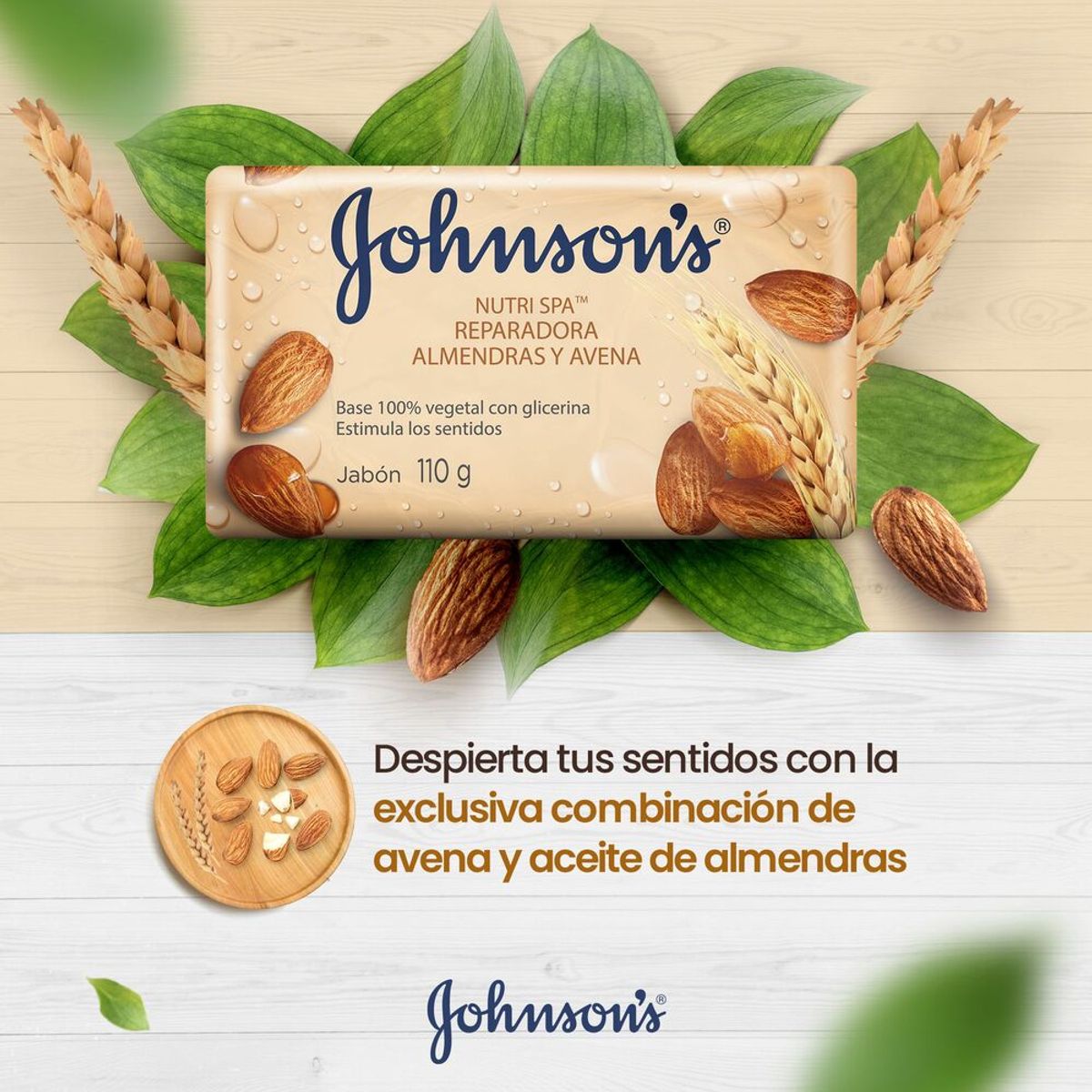JOHNSON - Jabon Johnsons Nutri Spa 3und - g a $24