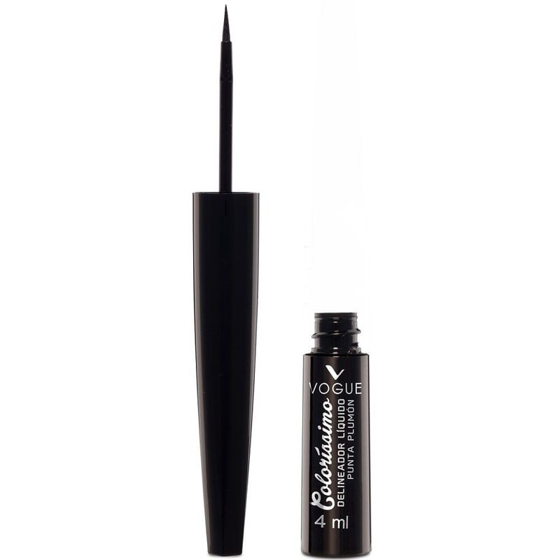 VOGUE - Delineador De Ojos Líquido Vogue Colorissimo Negro X 4 Ml