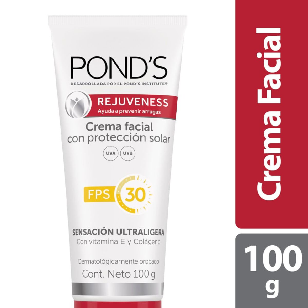 PONDS - Crema Facial Ponds Rejuveness Proteccion Solar Fps 30 X 100g