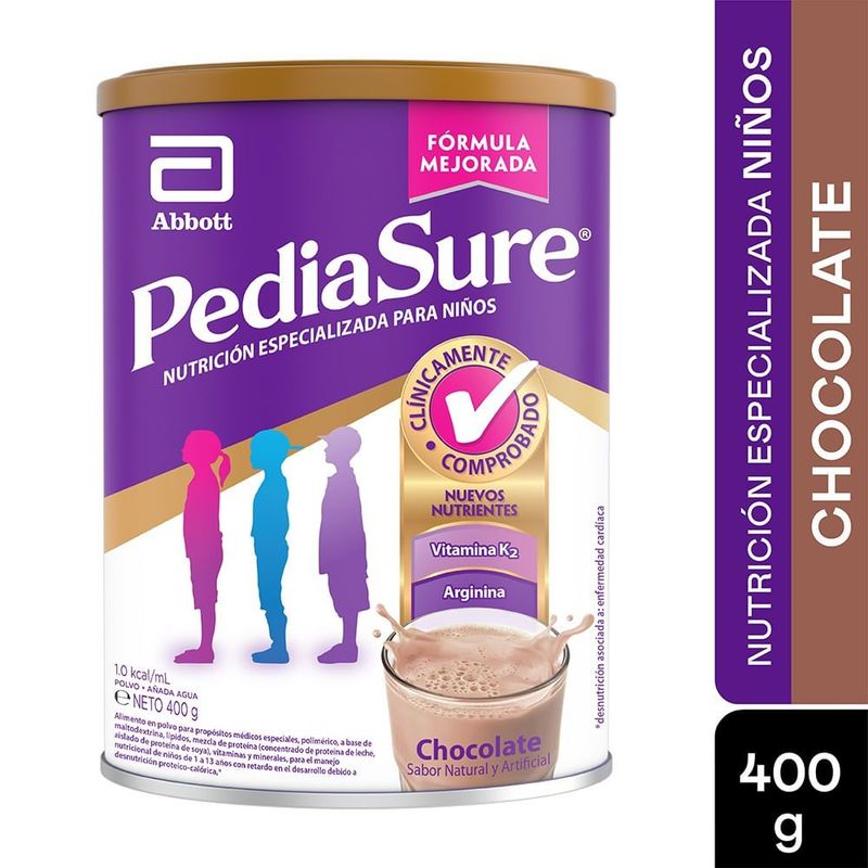 PEDIASURE - Pediasure Polvo Chocolate Lata X 400gr