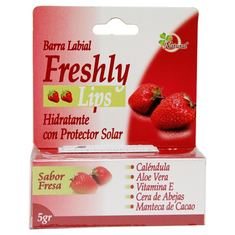 NATURAL FRESHLY - Freshlylips Fresa Barra Labial X 5 Gr