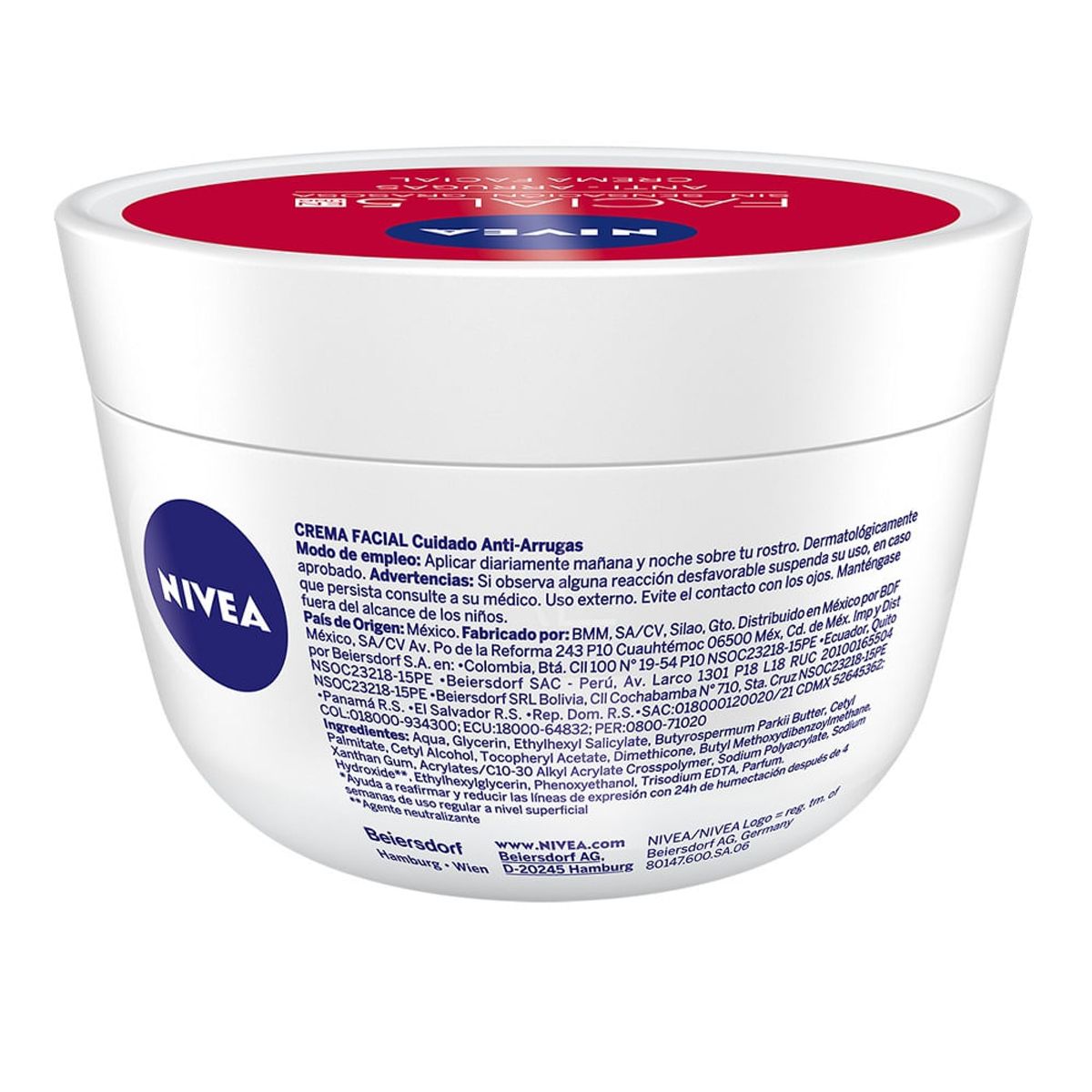 NIVEA - Crema Facial Nivea Cuidado Anti-arrugas 5 En 1 X 100ml