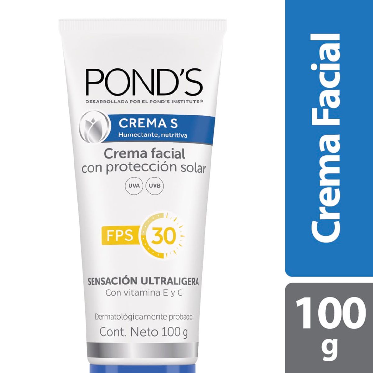 PONDS - Crema Facial Ponds S Proteccion Solar Fps 30 X 100g