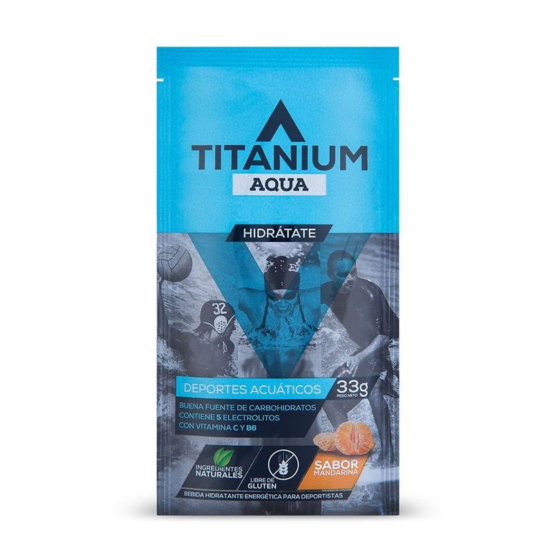TITANIUM - Bebida Hidratante En Polvo Titanium Aqua Sachet Individual X