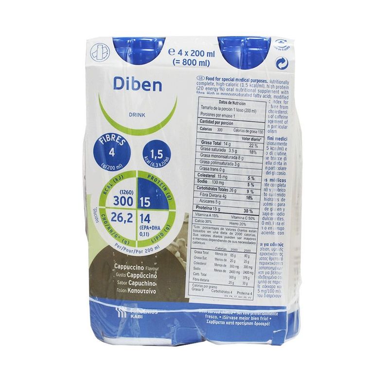 GENERICO - Oferta Diben Capuccino X 200ml X 4und